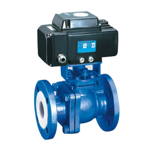 Q941 PFA-16C 襯氟電動球閥